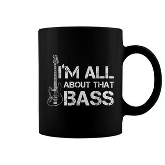 Guitar Im All About That Bass Coffee Mug | Mazezy