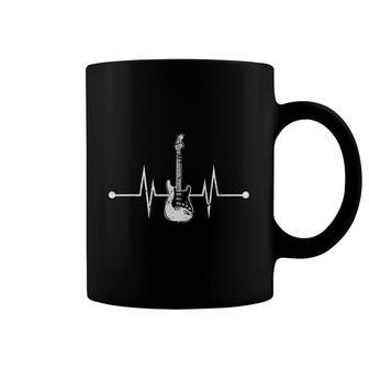 Guitarist Bass Player Heartbeat Gift Coffee Mug | Mazezy