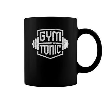 Gym And Tonic Funny Workout Fitness Weightlifter Gift Coffee Mug | Mazezy UK