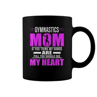 Gymnastics Moms Full Heart Mother's Day Coffee Mug | Mazezy