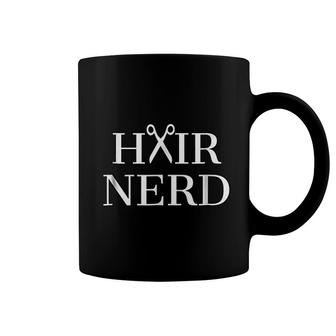 Hair Nerd Scissors Funny Hair Stylists Barber Coffee Mug - Thegiftio