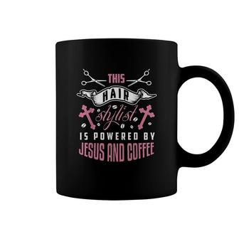 Hair Stylist Religious Jesus Stylist Hairdresser Coffee Mug - Thegiftio