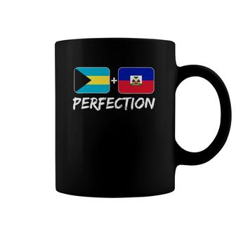 Haitian Plus Bahamian Perfection Flag Heritage Coffee Mug | Mazezy