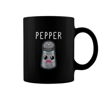 Halloween Salt And Pepper Matching Couples Costume Coffee Mug - Seseable