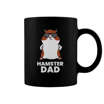 Hamster Dad Funny Hamster With Sunglasses Coffee Mug | Mazezy