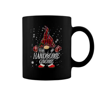 Handsome Gnome Buffalo Plaid Matching Family Christmas Coffee Mug | Mazezy