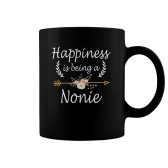 Happiness Is Being A Nonie Cute Mother's Day Gifts Coffee Mug | Mazezy