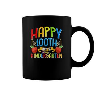 Happy 100Th Day Of Kindergarten For Teacher Or Child Gift Coffee Mug | Mazezy