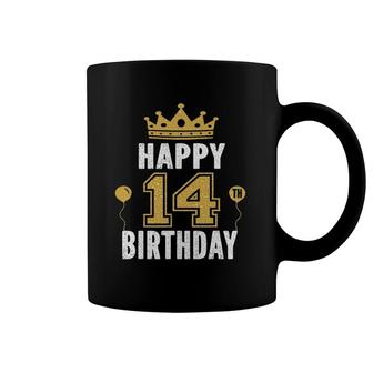 Happy 14Th Birthday Idea For 14 Years Old Boys And Girls Coffee Mug | Mazezy
