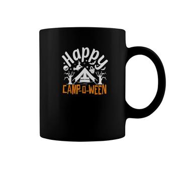 Happy Camp-O-Ween Halloween Camping Camper Lovers Gift Coffee Mug | Mazezy