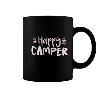 Happy Camper Outdoorsy Camping Coffee Mug | Mazezy