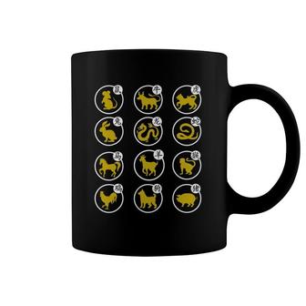 Happy Chinese New Year Horoscope Animal Signs Lunar New Year Coffee Mug | Mazezy