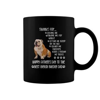 Happy Father's Day 2021 English Bulldog Dad Dog Lover Coffee Mug | Mazezy