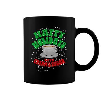 Happy Holidays Coffee Christmas Morning Coffee Mug | Mazezy