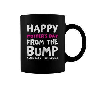 Happy Mother's Day From The Bump First Baby Pregnant Wife Coffee Mug | Mazezy