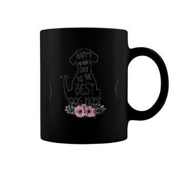 Happy Mother's Day To The Best Dog Mom Floral Version Coffee Mug | Mazezy AU
