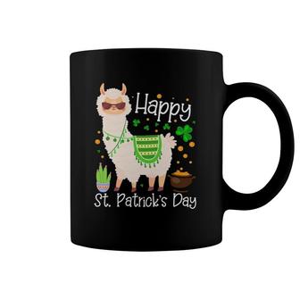 Happy St Patrick's Day Llama, Dad Mom Boy Girl Coffee Mug | Mazezy