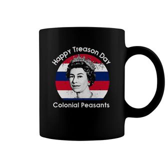 Happy Treason Day Colonial Peasants 4Th Of July Funny Coffee Mug | Mazezy