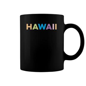 Hawaii Colorful Vacation Vintage Coffee Mug | Mazezy