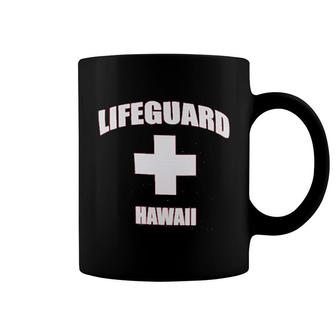 Hawaii Lifeguard Red Maui Coffee Mug | Mazezy