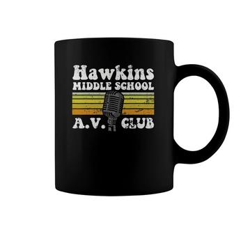 Hawkins Middle School Av Club Cool Vintage 80S Coffee Mug | Mazezy