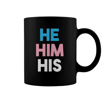 He Him His Correct Pronouns Trans Transgender Pride Coffee Mug | Mazezy