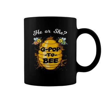 He Or She G-Pop To Bee Gender Baby Reveal Announcement Party Coffee Mug | Mazezy