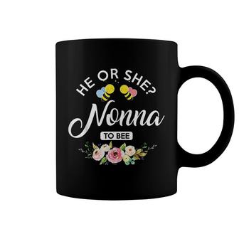 He Or She Nonna To Bee Expecting Grandma Coffee Mug | Mazezy
