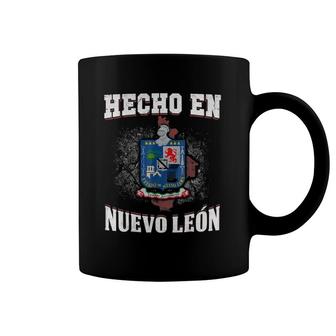 Hecho En Nuevo Leon Mexican Flag Coat Of Arms Clothe Coffee Mug | Mazezy