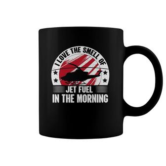 Helicopter Love Smell Jet Fuel In The Morning - Pilot Coffee Mug | Mazezy