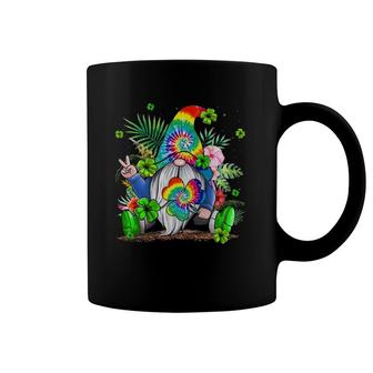 Hippie Gnomes Tie Dye Hippie Clover Stpatricks Day Shamrock Coffee Mug | Mazezy