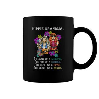 Hippie Grandma Mimi Nana Free Spirited Gypsie Hippie Lover Coffee Mug | Mazezy