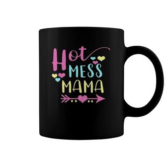 Hot Mess Mama Gift For Mom Mothers Day Coffee Mug | Mazezy