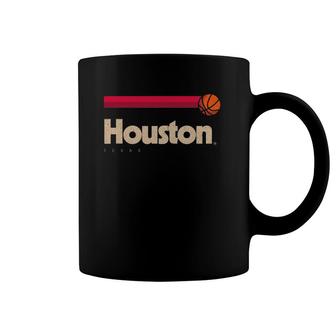 Houston Basketball B-Ball City Texas Retro Houston Coffee Mug | Mazezy