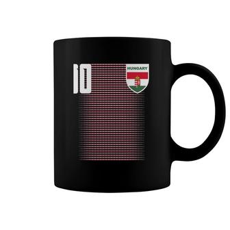 Hungary Futbol Soccer Jersey Coffee Mug | Mazezy