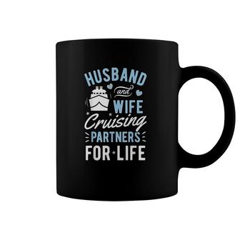 Husband And Wife Cruising Partner For Life Cruise Coffee Mug - Thegiftio UK