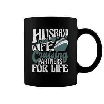 Husband And Wife Cruising Partners For Life Cruiser Cruise Coffee Mug | Mazezy