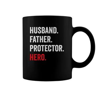 Husband Father Protector Hero Coffee Mug | Mazezy