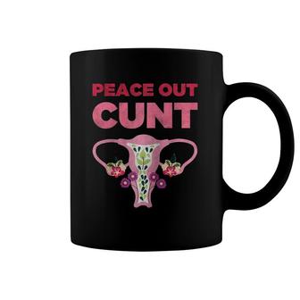 Hysterectomy Recovery Products - Peace Out Uterus Coffee Mug | Mazezy