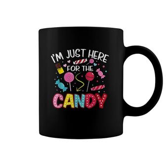 I Am Just Here For The Candy Halloween Cute Lollipop Sweets Coffee Mug - Seseable