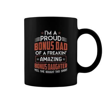 I Am Proud Bonus Dad Coffee Mug | Mazezy