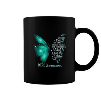 I Am The Storm Ptsd Awareness Butterfly Coffee Mug | Mazezy