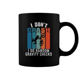 I Don't Crash I Do Random Gravity Checks Bmx Boys Vintage Coffee Mug | Mazezy