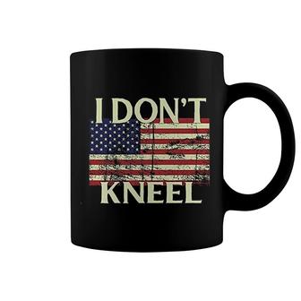 I Dont Kneel Patriotic Coffee Mug | Mazezy