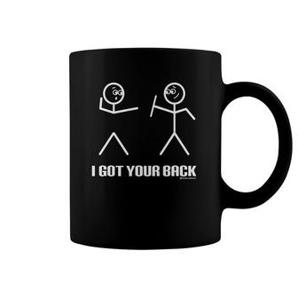 I Got Your Back Stick Figures Coffee Mug | Mazezy