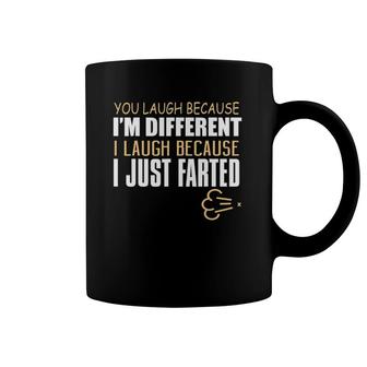 I Just Farted I Laugh Because I Farted Offensive Meme Quote Coffee Mug | Mazezy