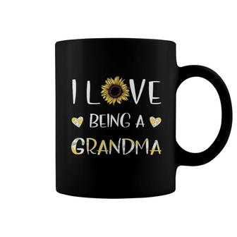 I Love Being A Grandma Sunflower Coffee Mug | Mazezy