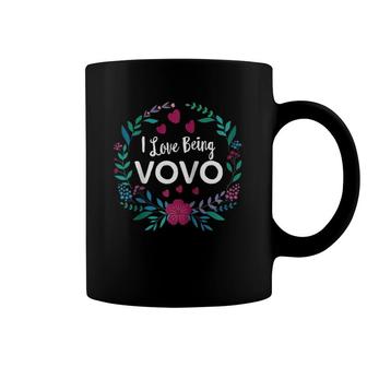 I Love Being Vovoportuguese Grandmother Gift Raglan Baseball Coffee Mug | Mazezy UK