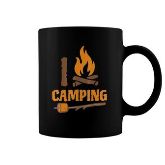 I Love Camping Camp Fire Coffee Mug | Mazezy