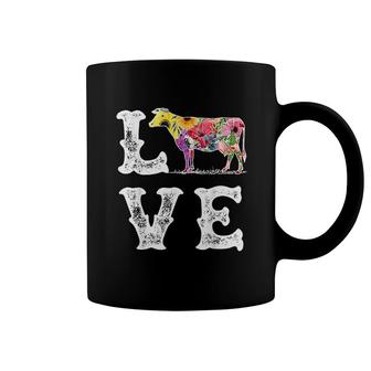 I Love Cows Funny Cow Gift Coffee Mug | Mazezy